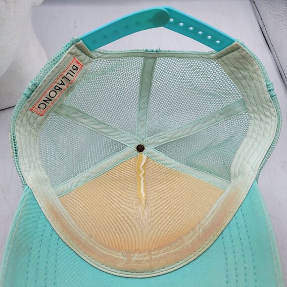 Billabong Hawaii Palm Trees Trucker Hat Cap Adjustable Casual Outdoors Summer - Picture 7 of 9